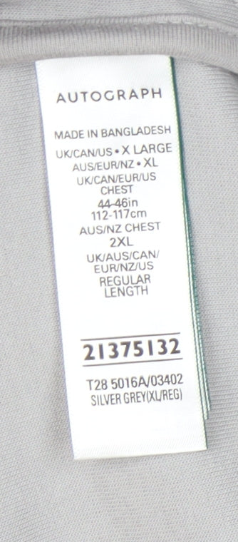 Mens UK Size XL Marks and Spencer Grey Basic Jacket
