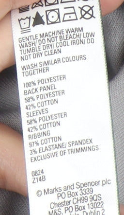Mens UK Size XL Marks and Spencer Grey Basic Jacket