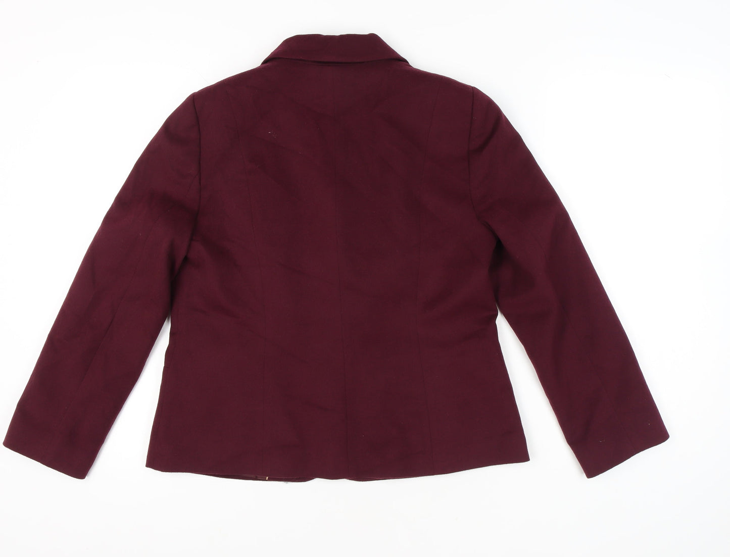 Eastex Women’s Red Size 12 Tailored Blazer Jacket Workwear