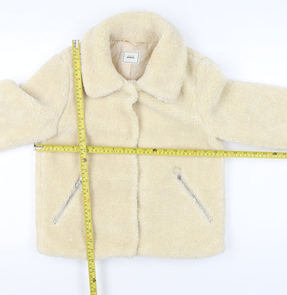 Womens UK Size S Pimkie Beige Basic Jacket