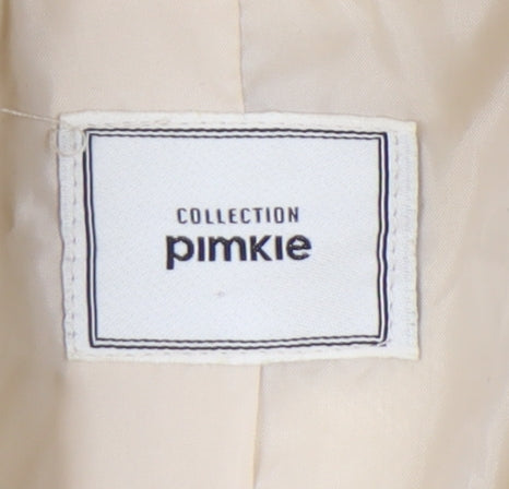 Womens UK Size S Pimkie Beige Basic Jacket