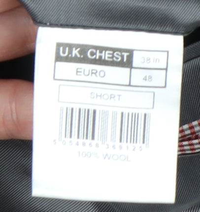 Mens UK Size 38 Ben Sherman Regular Blue Suit Jacket