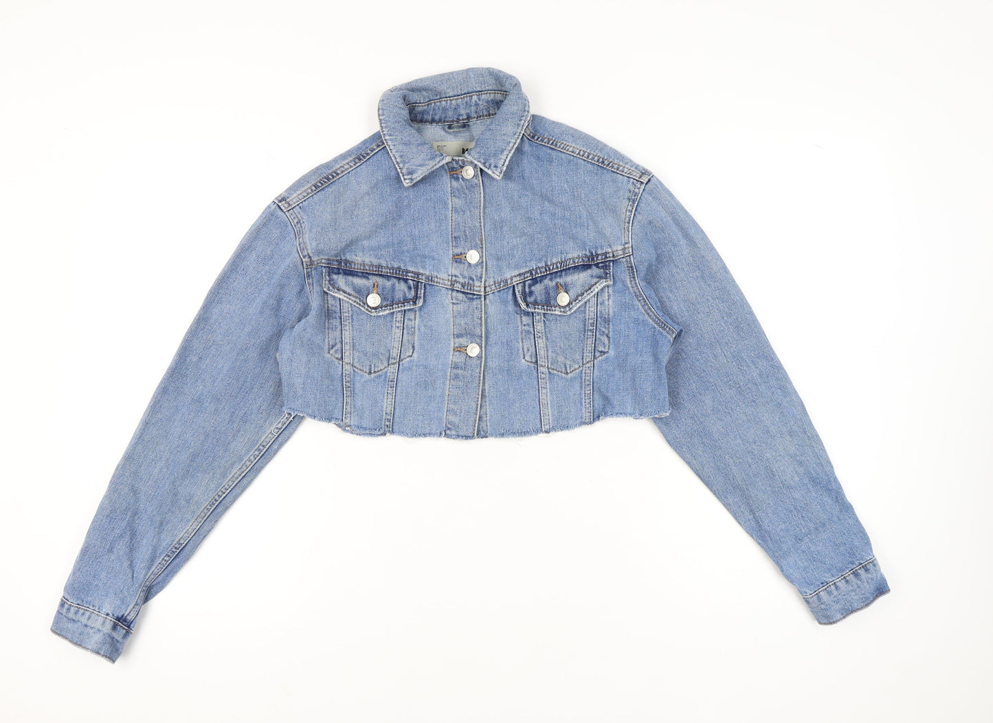 Womens UK Size 6 Topshop Blue Basic Jacket
