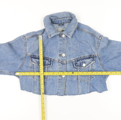 Womens UK Size 6 Topshop Blue Basic Jacket