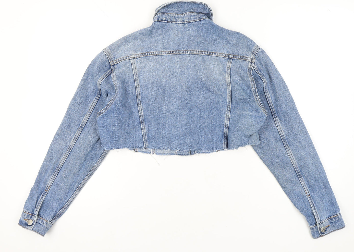 Womens UK Size 6 Topshop Blue Basic Jacket