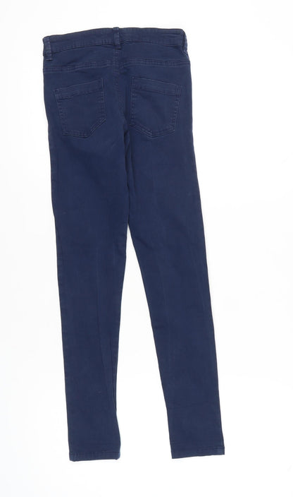 Jasper Conran Girls Blue Skinny Jeans Age 13 Years Stretch Casual