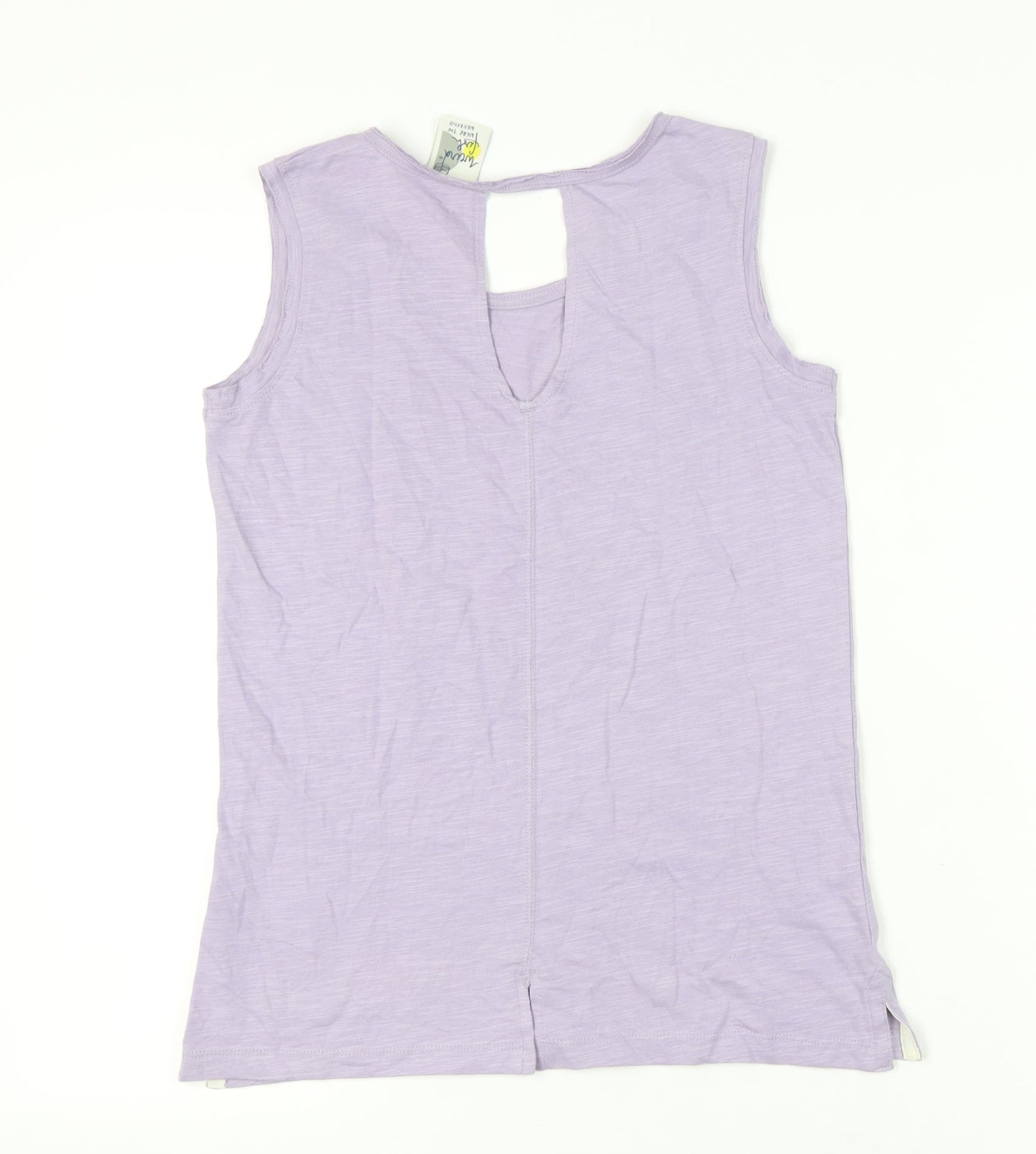 Womens UK Size 8 Weird Fish Purple Basic Tank