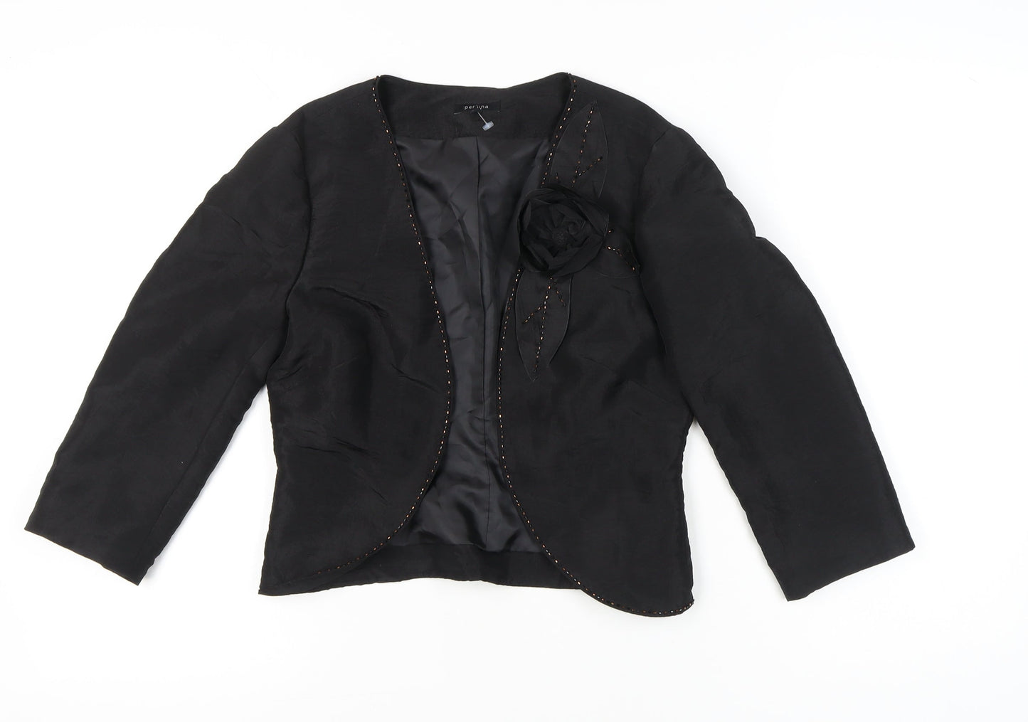 Marks & Spencer Women’s Black Size 10 Shawl Collar Suit Jacket