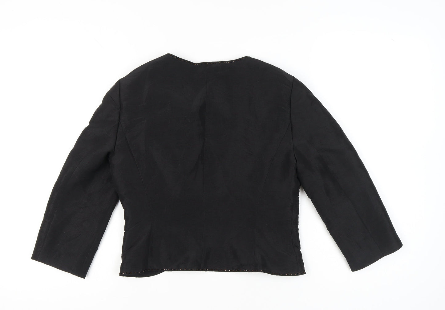 Marks & Spencer Women’s Black Size 10 Shawl Collar Suit Jacket