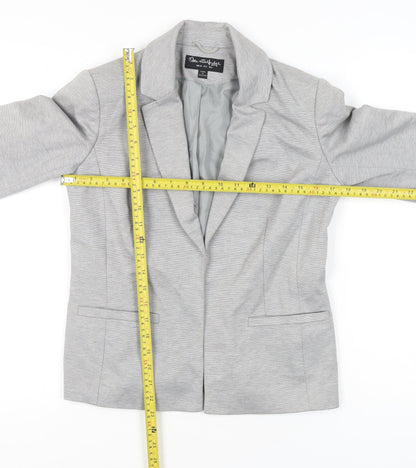 Miss Selfridge Women’s Grey Blazer Jacket UK 6 Tailored Workwear