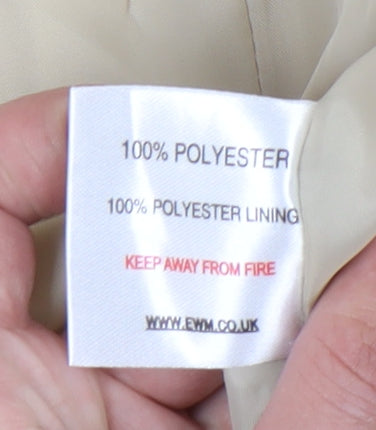 Honor Millburn Beige Womens Size 10 Shawl Collar Suit Jacket