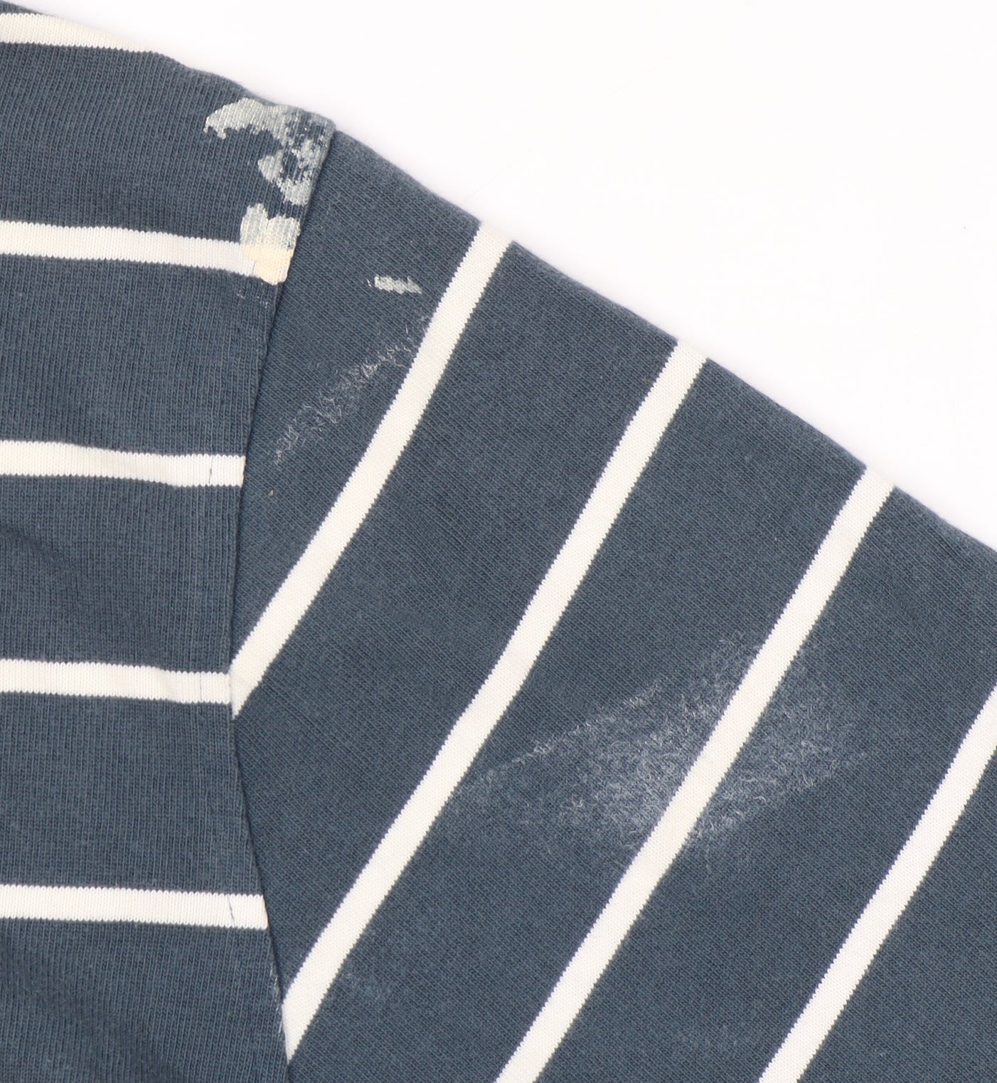 Tommy Hilfiger Men's Blue XL Striped Polo Shirt Cotton Short Sleeve