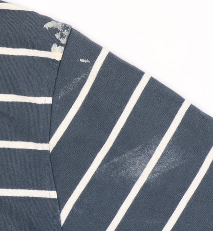 Tommy Hilfiger Men's Blue XL Striped Polo Shirt Cotton Short Sleeve