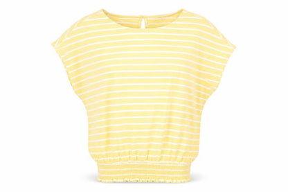 Womens UK Size 10 NEXT Yellow Basic T-Shirt