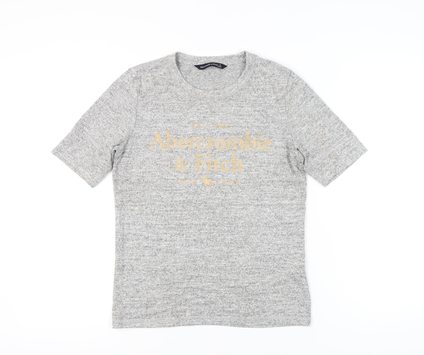 Abercrombie & Fitch Womens Grey Short Sleeve T-Shirt Size S