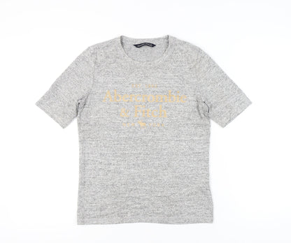 Abercrombie & Fitch Womens Grey Short Sleeve T-Shirt Size S