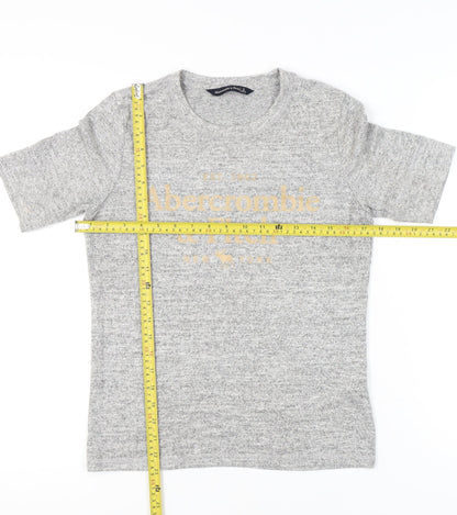 Abercrombie & Fitch Womens Grey Short Sleeve T-Shirt Size S
