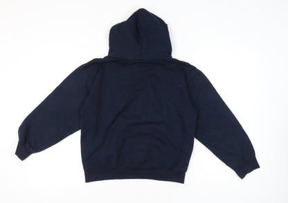 University of Kent Navy XS Hoodie Women Teens Pullover Cotton Blend