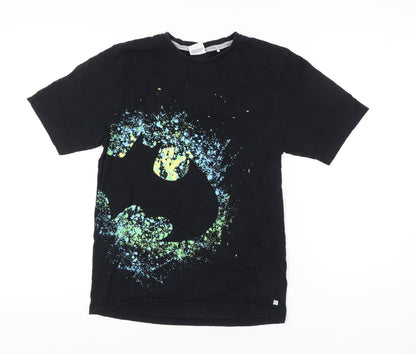 Brand Threads Men’s Black Batman Graphic XS T-Shirt