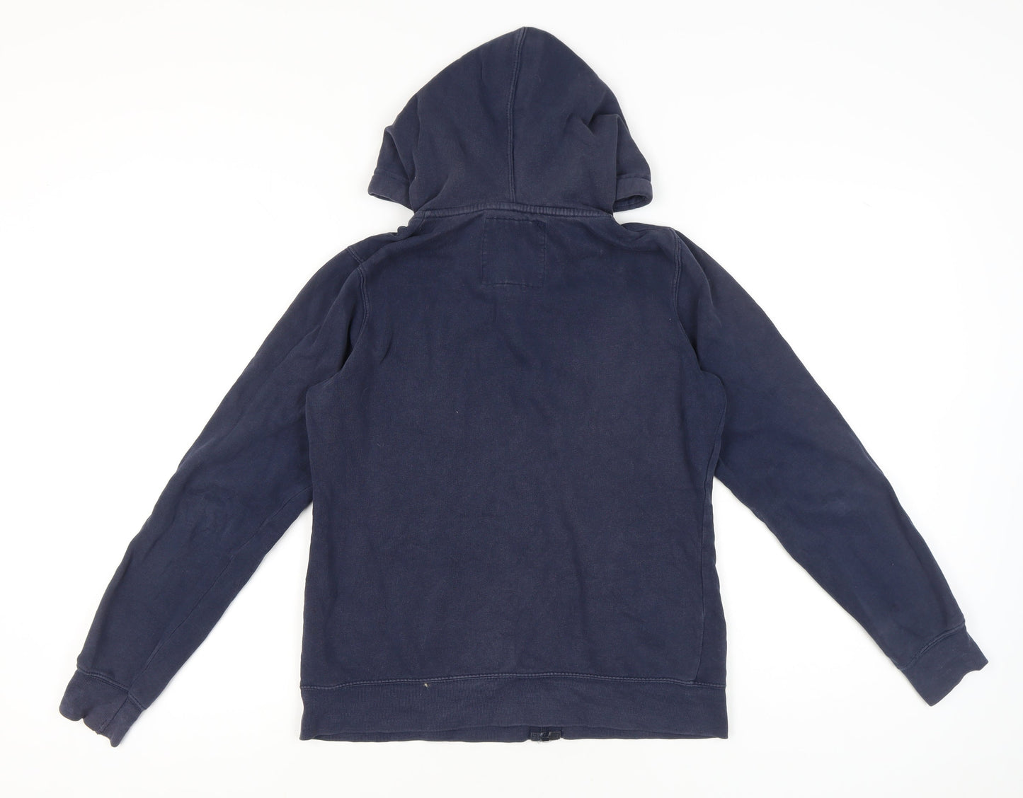 New Look Women’s Blue Full Zip Hoodie UK 10 Cotton Blend