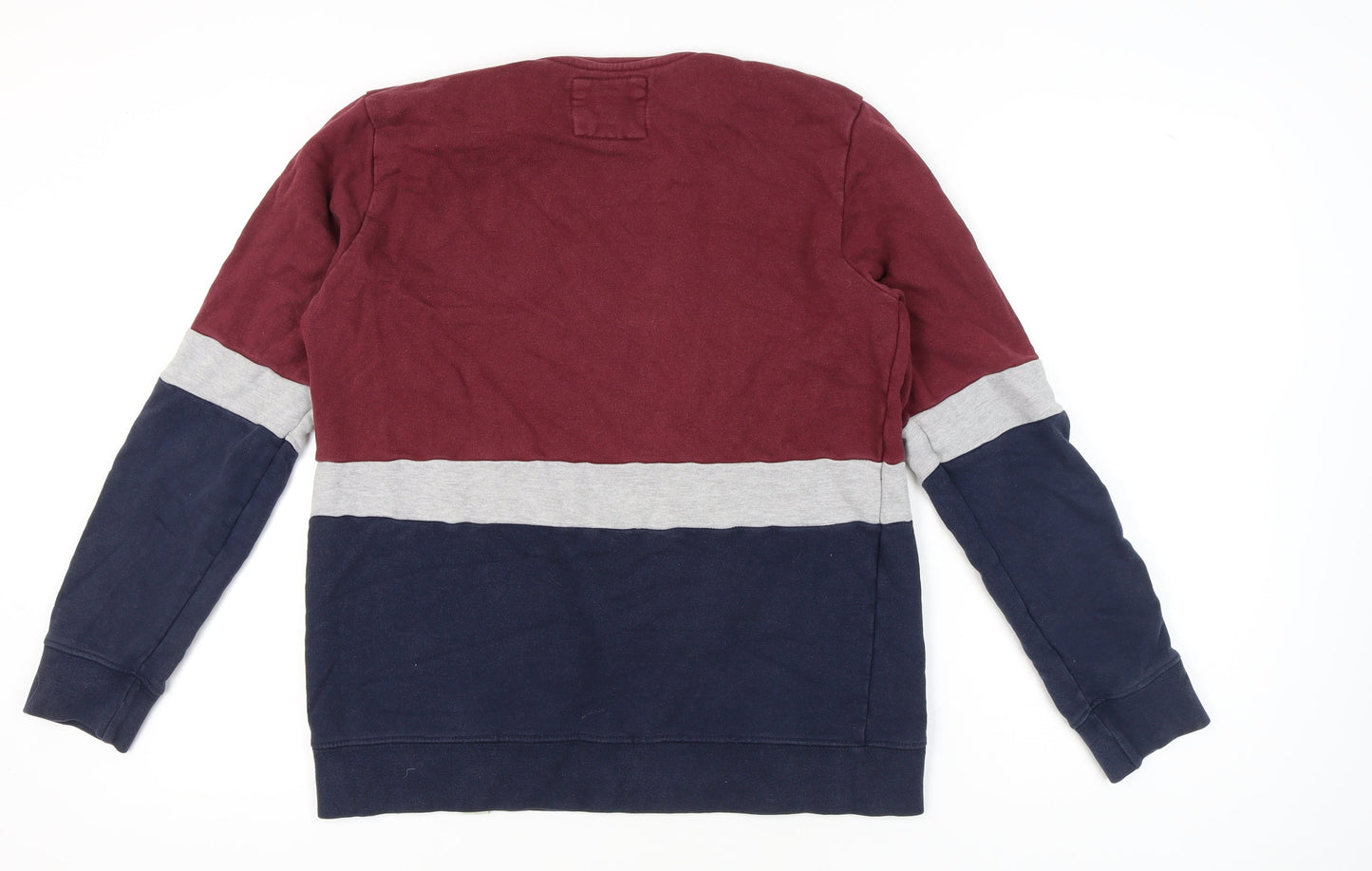 Mens UK Size L Pull&Bear Multicoloured Pullover Sweatshirt