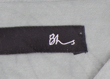 BHS Men’s Green 2XL 47-49" Long Sleeve Button-Up Shirt Viscose Blend
