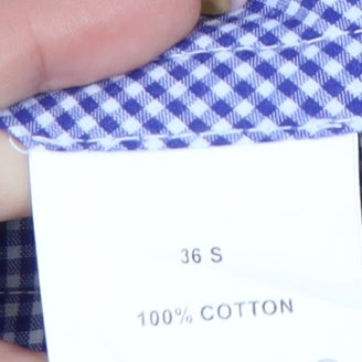 Gurteen Men's Beige Chino Trousers Size 36S Cotton Straight Fit