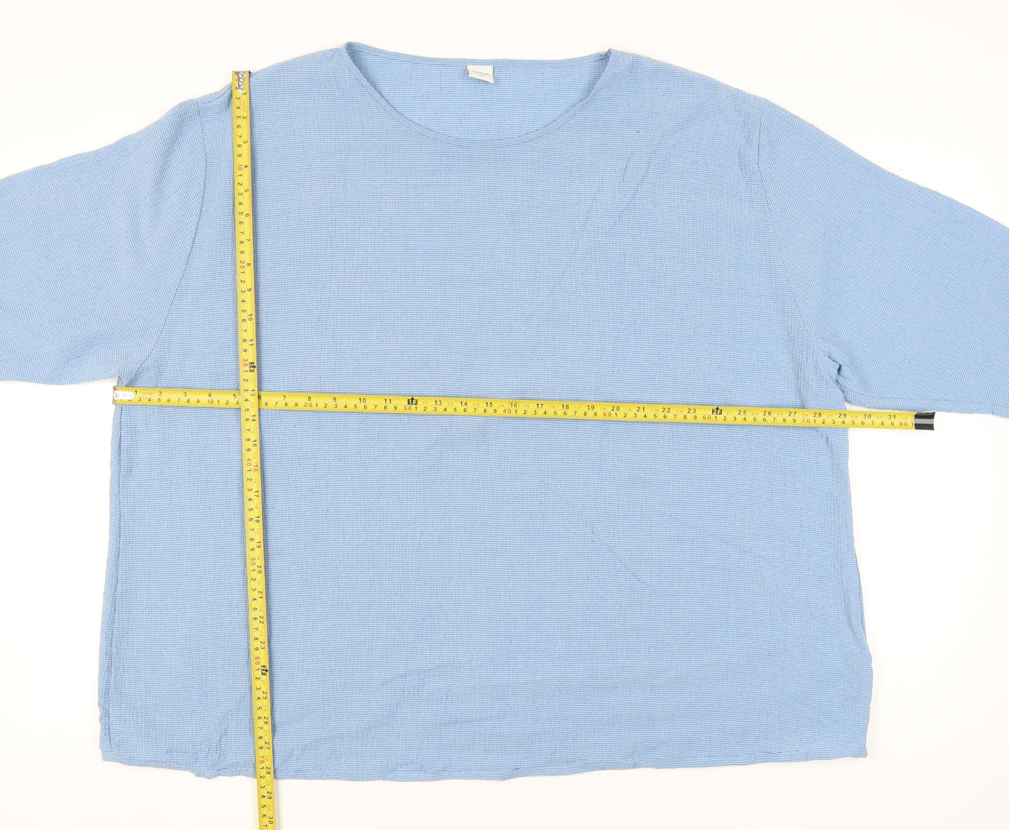 Cotton Traders Women’s Blue Size 26 Plus Short Sleeve T-Shirt