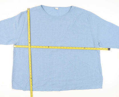 Cotton Traders Women’s Blue Size 26 Plus Short Sleeve T-Shirt