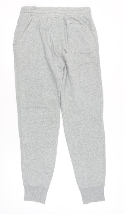 Mens UK Size S Converse Regular Fit Jogger Grey Trousers