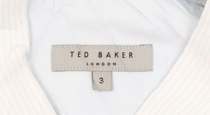 Ted Baker Men’s Blue Slim Fit Short Sleeve Button-Up Shirt M