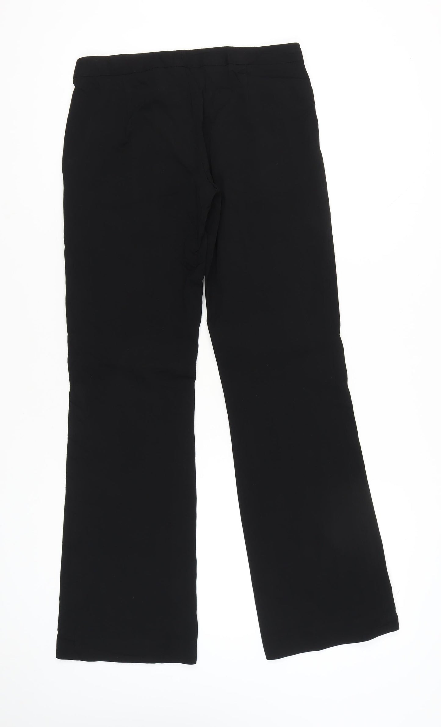 Womens UK Size S Zara Slim Fit BusinessCasualWorkwear Black Trousers