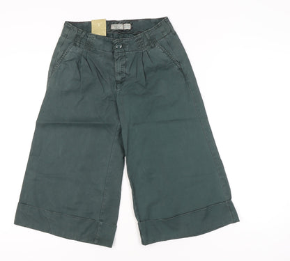 Old Navy Women’s Green Culotte Shorts Size 2 Cotton Casual Classic