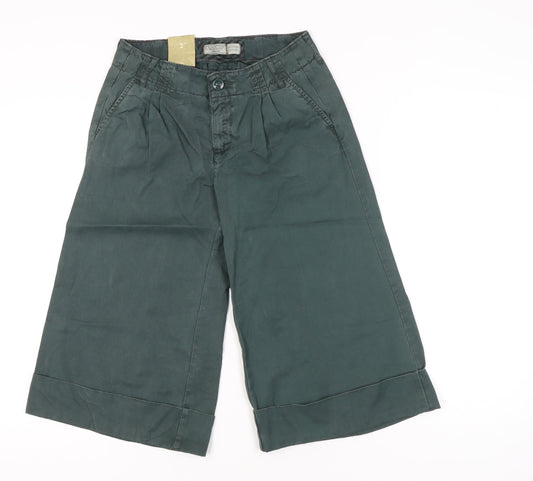 Old Navy Women’s Green Culotte Shorts Size 2 Cotton Casual Classic