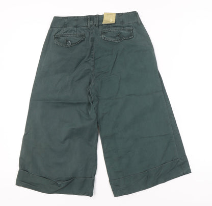 Old Navy Women’s Green Culotte Shorts Size 2 Cotton Casual Classic
