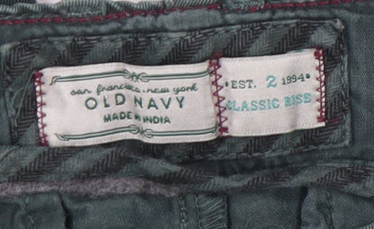 Old Navy Women’s Green Culotte Shorts Size 2 Cotton Casual Classic
