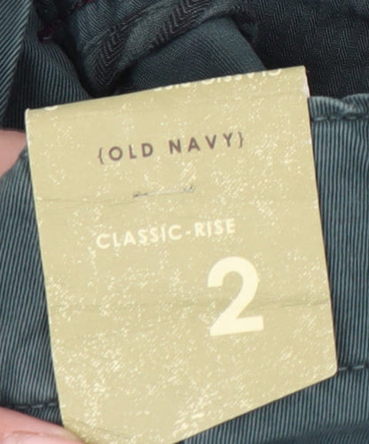 Old Navy Women’s Green Culotte Shorts Size 2 Cotton Casual Classic