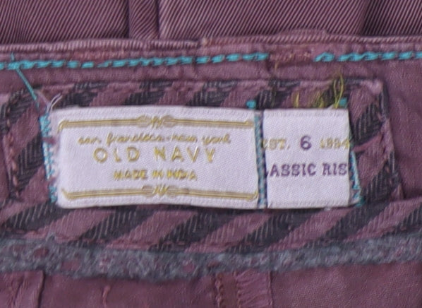 Old Navy Womens Brown Culotte Shorts Size 6 Cotton Classic Fit