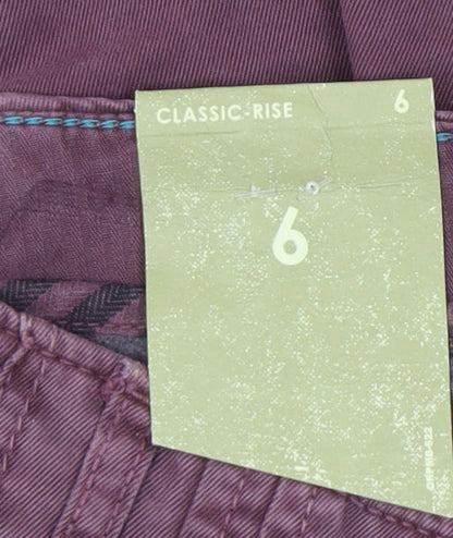 Old Navy Womens Brown Culotte Shorts Size 6 Cotton Classic Fit