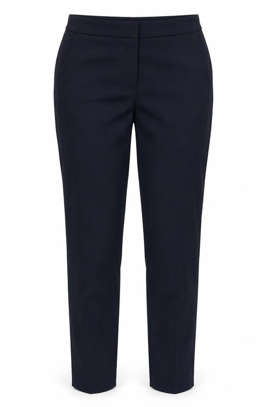 Womens UK Size 2 Zara Slim Fit BusinessCasualWorkwear Blue Trousers