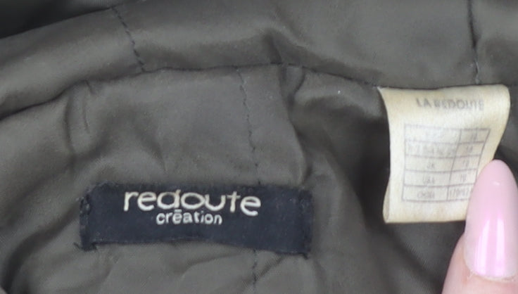 Womens UK Size 10 La Redoute Green Parka Coat