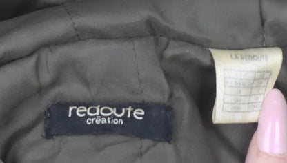 Womens UK Size 10 La Redoute Green Parka Coat