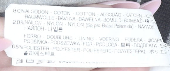 Zara Man Green Waistcoat Bodywarmer Vest Men M Regular Cotton Nylon