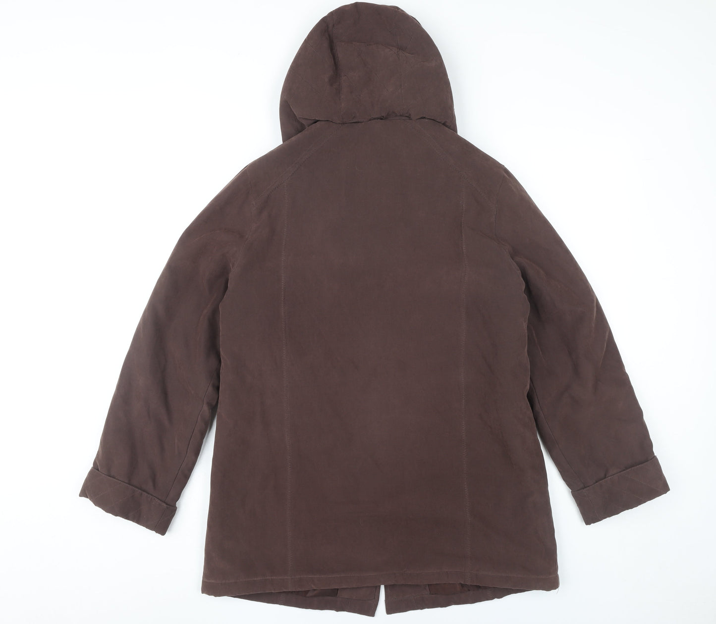 Womens UK Size 10 Klassik Brown Rain Coat