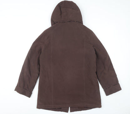 Womens UK Size 10 Klassik Brown Rain Coat