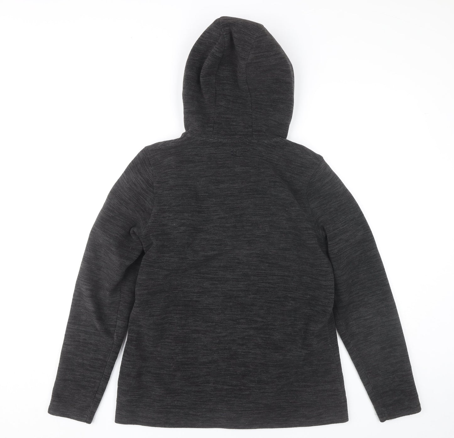 Mountain Warehouse Womens Black Hooded Fleece Jacket UK 12