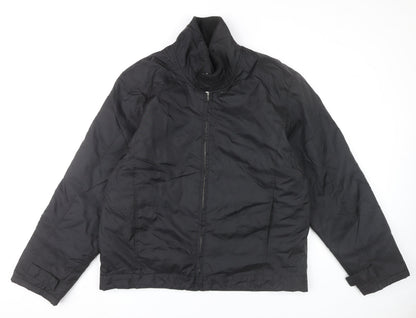 Mens UK Size L Cedarwood State Black Basic Jacket