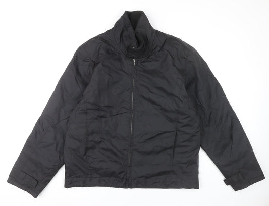 Mens UK Size L Cedarwood State Black Basic Jacket