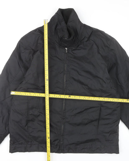 Mens UK Size L Cedarwood State Black Basic Jacket