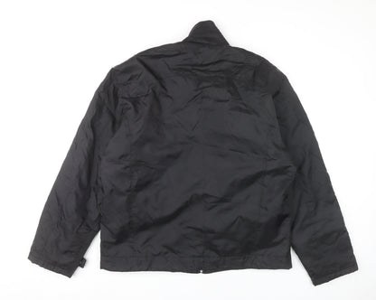 Mens UK Size L Cedarwood State Black Basic Jacket
